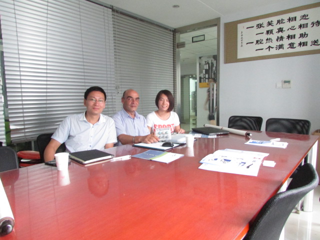 2014年8月25日，Teca-Print工厂负责人莅临我司进一步洽谈后续合作事宜！